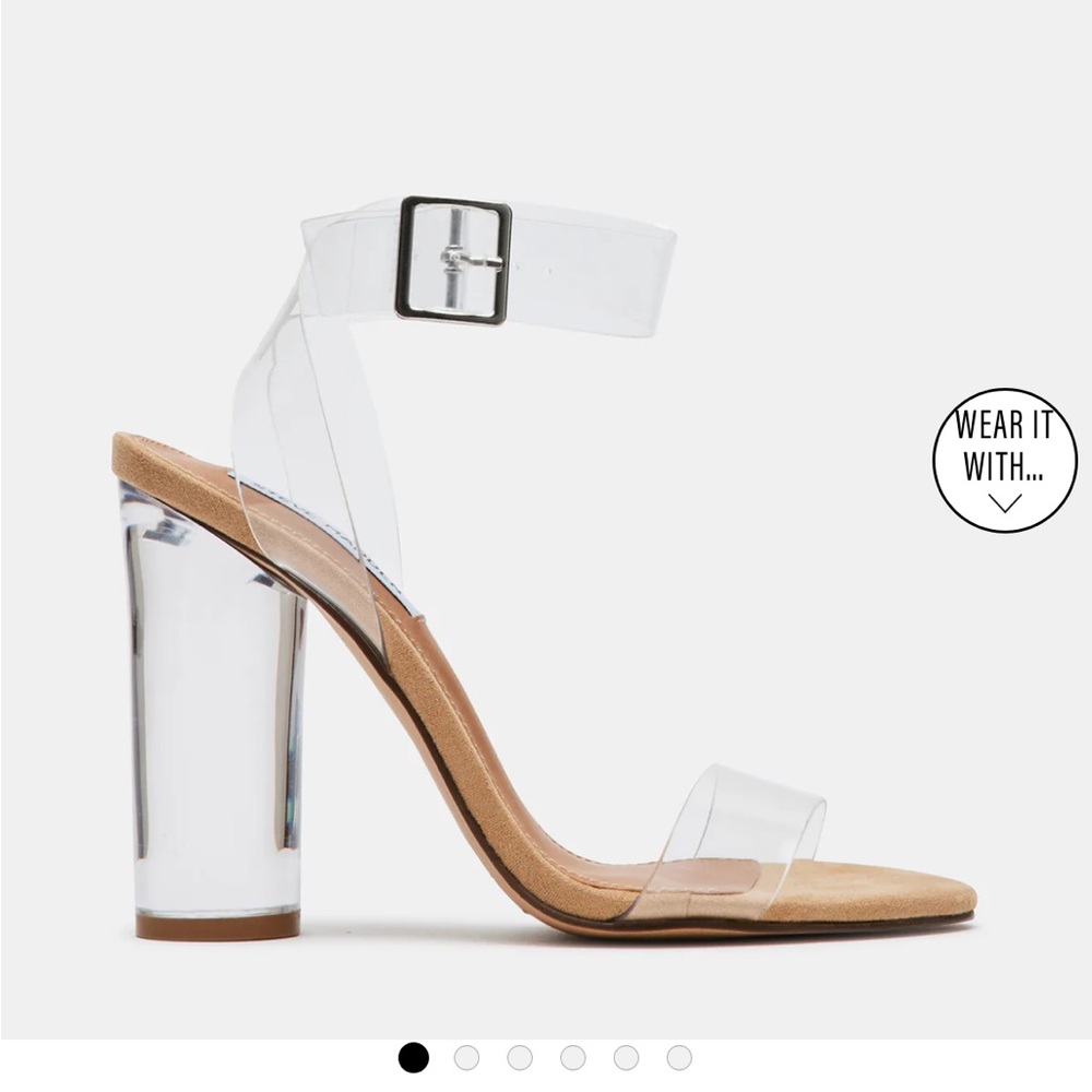 Steve Madden Clearer Clear Heel